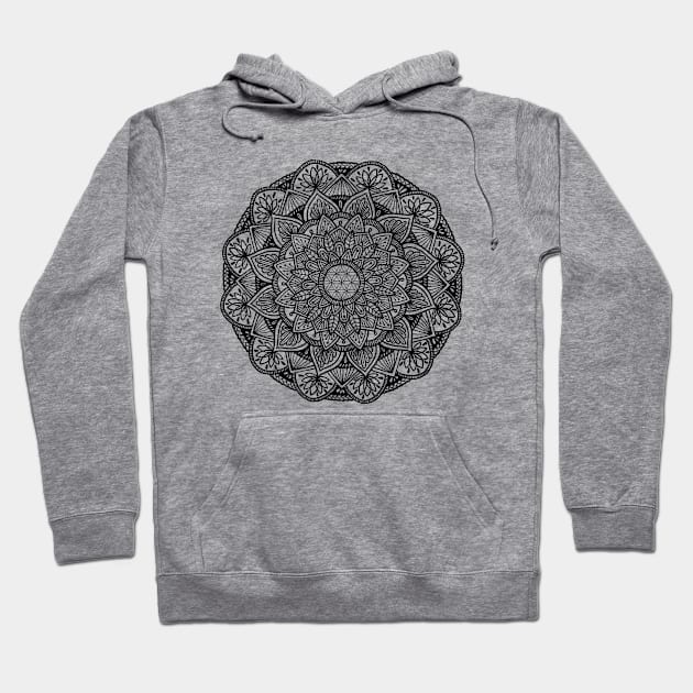 Mandala Hoodie by johnybaltieri